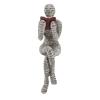 TITA-DONG Resin Reading Woman Figurine, Thinker Statue Modern Abstract Art Sculpture Resin Collectible Reading Figurines, Various Styles Available Reading Woman Sculpture for Livingroom Bookshelf(D) view 1