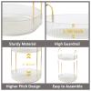 Asayuee 360 Rotating Makeup Organizer,2 Tier Large Capacity Make Up Organizers and Storage,Skincare Perfume Vanity Organizers,Bathroom Cosmetics Storage Organizer Countertop(Clear-2 Tier) view 4