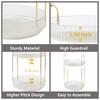 Asayuee 360 Rotating Makeup Organizer,3 Tier Large Capacity Make Up Organizers and Storage,Skincare Perfume Vanity Organizers,Bathroom Cosmetics Storage Organizer Countertop (Clear-3 Tier) view 4
