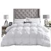 Daksh Linen Pinch Pleated Soft 400 GSM All Season White 5 Piece Oversized King Size Comforter Set (Comforter + 4 Pillowcases) 600 Series Egyptian Cotton Comforter Bedding Set view 1