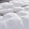 Daksh Linen Pinch Pleated Soft 400 GSM All Season White 5 Piece Oversized King Size Comforter Set (Comforter + 4 Pillowcases) 600 Series Egyptian Cotton Comforter Bedding Set view 4