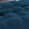 Daksh Linen Pinch Pleated Soft 400 GSM All Season Teal 5 Piece Oversized King Size Comforter Set (Comforter + 4 Pillowcases) 600 Series Egyptian Cotton Comforter Bedding Set view 3