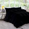 Daksh Linen Pinch Pleated Soft 400 GSM All Season Black 5 Piece King Size Comforter Set (Comforter + 4 Pillowcases) 600 Series Egyptian Cotton Comforter Bedding Set view 2
