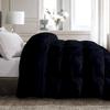 Daksh Linen Pinch Pleated Soft 400 GSM All Season Black 5 Piece King Size Comforter Set (Comforter + 4 Pillowcases) 600 Series Egyptian Cotton Comforter Bedding Set view 3