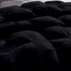 Daksh Linen Pinch Pleated Soft 400 GSM All Season Black 5 Piece King Size Comforter Set (Comforter + 4 Pillowcases) 600 Series Egyptian Cotton Comforter Bedding Set view 4