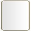 Robern CC2034D4RCTU Craft Series 19-1/4" x 34-1/4" Framed Single Door Medicine Cabinet with Soft Close Hinges and Electric Upgrade - Aged Brass view 1