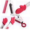 BESTOYARD 1pc Christmas food clips Buffet Tongs stainless steel Serving Tongs Ice Tong heavy duty grilling tong Kitchen Silicone Tongs mini clips kitchen supplies fixture small view 4