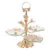 3 Tier Glass Fruit Tray Candy Cupcake Serving Tray Holder Countertop Desk Dessert Plate Platter Display Home Kitchen for Dessert Table view 1