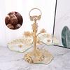 3 Tier Glass Fruit Tray Candy Cupcake Serving Tray Holder Countertop Desk Dessert Plate Platter Display Home Kitchen for Dessert Table view 2