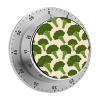 Green Broccoli Kitchen Timer Stainless Steel 60 Minute Countdown Timer for Cooking Fitness Baking Studying view 1