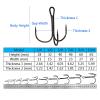 DHAEY SeroNi Hook 10#-10/0# Full Size Fishhooks 50PCS/6PCS High Strength Carbon Steel Angl(34PCS Model 1-0) view 4