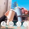 AIERSA 5Pcs Straw Cover Cap for Stanley Cup, Silicone Straw Topper Compatible with Stanley 30&40 Oz Tumbler with Handle,Mini Cup Straw Tip Covers for Stanley Cups Accessories view 4