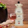 Pregnancy Announcement Gift for Being Grandparents Again Baby Reveal Gift New Baby Gift Baby Announcement Drawstring Wine Bag Gift for Family Baby Shower Party Decors Reusable Wine Wrap Bag view 4
