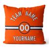 Lafubeatuy Custom Throw Pillow Personalized Football Style Print Name and Number for Men Women Boy Gift (Style 32) view 1