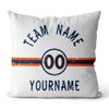 Lafubeatuy Custom Throw Pillow Personalized Football Style Print Name and Number for Men Women Boy Gift (Style 32) view 3