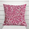 MangGou Hot Pink Leopard Pillow Case Cheetah Throw Pillow Animal Print Cushion Cover Hot Pink Pillow Cover 24x24in Pillowcase (83w69788o220) view 3