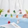 BENECREAT Acrylic Action Figure Display Riser Stands, 2 Tier Acrylic Risers Tiered Display Stand for Birthday Wedding Party Dessert Figures Display, 15.6x3x0.16inch view 3