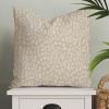 MangGou Solid Cream Leopard Pillow Case Cheetah Throw Pillow Animal Print Cushion Cover Solid Cream Pillow Cover 28x28in Decorative Pillowcase (83w60fm9ng8v) view 1