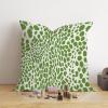 MangGou Emerald Leopard Pillow Case Cheetah Animal Print Throw Pillow Cover Asian Cushion Cover 24x24in Green Accent Pillowcase Home Decor (83w60ufon4fu) view 4