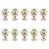 10Pcs Wedding Flower Vases,Tabletop Metal Wedding Flower Vase,Wedding Centerpieces for Tables, Wedding Anniversary Birthday Party Decor,Gold (5.12 inch) view 1