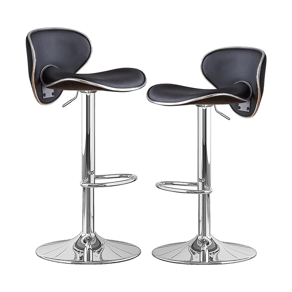 Comfortable Barstools Butterfly Back Bar Chair High Stool Modern high Chair 360Swivel Lift Adjustable bar Stool Creative backrest Counter Stool Advanced
