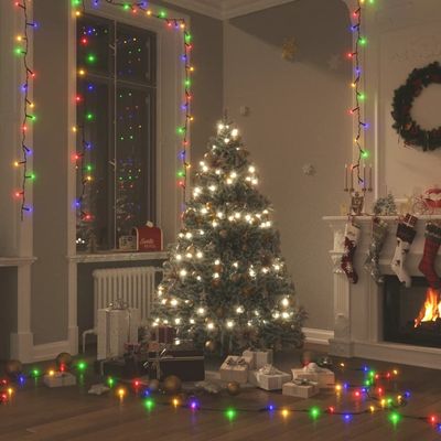 FAMIROSA LED String with 300 LEDs Multicolor 98.4' PVC,Weight:1.26lbs,343206