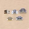 dcIustfHE 10 Pack 1-Inch Smallers Wheels, Single Wheel Rigid Non-Swivel Top Plate Fixeder,Track Orientedniture Bookcase Small Bed Drawer Pulley/0.8Inch view 3