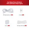 Shine Decor Bundle Products of Power Cord Pack with 6300K White 98.4ft LED Neon Rope Lights Kit view 4