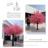 Large-Scale Encrypted Simulation Cherry Tree Peach Tree Interior Decoration Wishing Tree Lucky Tree Living Room Decoration Peach Tree(Extension 1.5x1m/5x3.2FT) view 4