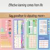 Children's Placemats, Children's Table Placemats, Children's Maths Addition, Subtraction, Multiplication and Division Placemats, Reusable (B 40x60cm) view 2