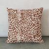 MangGou Brown Leopard Pillow Case Cheetah Throw Pillow Animal Print Cushion Cover Brown Antelope Pillow Covers 26x26in Decorative Pillowcase Home Decor for Sofa Couch Bed Office Car view 2
