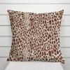 MangGou Brown Leopard Pillow Case Cheetah Throw Pillow Animal Print Cushion Cover Brown Antelope Pillow Covers 26x26in Decorative Pillowcase Home Decor for Sofa Couch Bed Office Car view 3