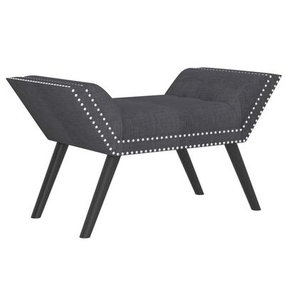 Gulab Homes Lana Bench in Grey and Black 401950GY