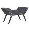 Gulab Homes Lana Bench in Grey and Black 401950GY view 1
