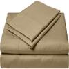 Full XL Size Bed Sheets Set, 800 Thread Count Sheets, 100 Egyptian Cotton, Easy Fit - (10-12" Inch) Deep Pocket Sheet Set (Full XL - 54" X 80"- Taupe Solid) view 1