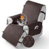 TAOCOCO 100% Waterproof Recliner Cover - Recliner Cover with Non-Slip Granule, Recliner Chair Covers with Elastic Band, Recliner Chair Covers for Reclining Chair(Chocolate, Oversized-30'') view 1