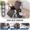 TAOCOCO 100% Waterproof Recliner Cover - Recliner Cover with Non-Slip Granule, Recliner Chair Covers with Elastic Band, Recliner Chair Covers for Reclining Chair(Chocolate, Oversized-30'') view 3
