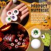 Leitee 60pcs Halloween Plastic Eyeballs Fake Eye Ball, 1 Inch, Colorful view 3