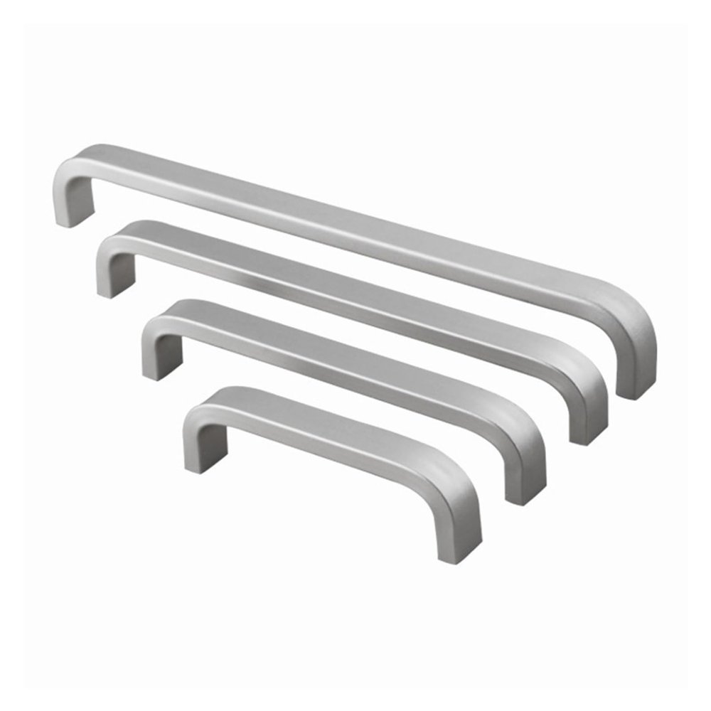 1 X Handle with Scres 4/6/8/10/12 Inches Space Aluminum Handles Kitchen Door Cabinet Straight Handle Pull Knobs Furniture Hardware (Color : Solid, Size : 160mm)