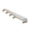 1 X Handle with Scres 4/6/8/10/12 Inches Space Aluminum Handles Kitchen Door Cabinet Straight Handle Pull Knobs Furniture Hardware (Color : Solid, Size : 160mm) view 3