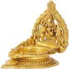 Gangesindia Brass Ashta-Lakshmi Oil Lamp Diya for Wealth & Prosperity view 1