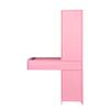 Pink Makeup Vanity - Modern, Multi-Layered, and Spacious for Bedroom or Studio view 3