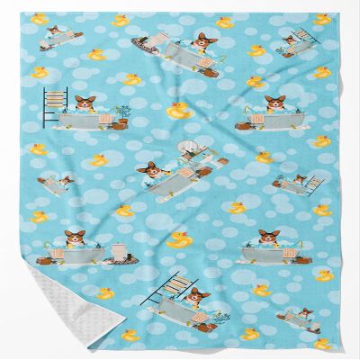 Caroline's Treasures WDK5693BTLG Sable Pembroke Corgi Bath Towel Large