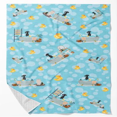 Caroline's Treasures WDK5620BTLG Black Great Dane Bath Towel Large