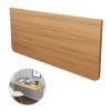 Antourlamm Wall Table Foldable Bar | Wood Wall Hanging Small Writing Table,Study Desk,Wall-Mounted Space Saving Drop-Leaf Desk for Home/Bar/Office/Bedroom/Garage (Size : L40xW25cm/L16xW10in) view 1
