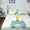 Giraffe Sheets California King Size, Cartoon Kids Bed Sheets, Patterned Bedding Sheets & Pillowcases 4 Piece Set - Soft Microfiber Deep Pocket Fitted Sheet & Flat Sheet & 2 Pillow Cases L3-&-280 view 2