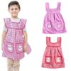2 Pack Kids Aprons for Painting & Cooking - With Pockets - Ages 4-7 view 1
