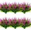 AUMVEYI 12 Bundles Outdoor Artificial Plants Flowers UV Resistant Fake Grass Plants Tropical Faux Bushes Shrubs for Home Front Porch Outside Planter Garden Landscape Dcor view 1