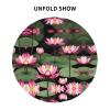Asian Lotus Flower Round Tablecloth - 60 Inch Polyester Table Cloth Decorative Fabric Table Cover for Dining Table view 4