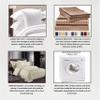 Little Bird Full XL Size- Black Stripe 600 TC 4 Piece Iconic Collection Bedding Sheets & Pillowcases - Extra Soft, Cooling Bed Sheets - Deep Pocket up to 21 - Wrinkle, Fade, Stain Resistant view 2